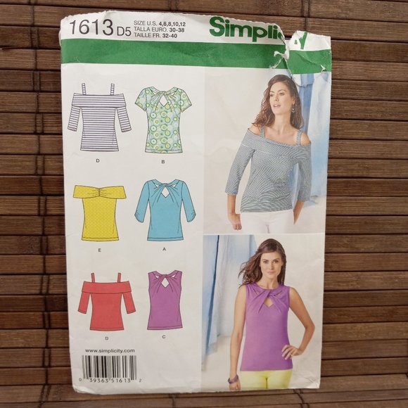 Simplicity Other - Knit Top 4 6 8 10 12 Simplicity 1613 Sewing Pattern